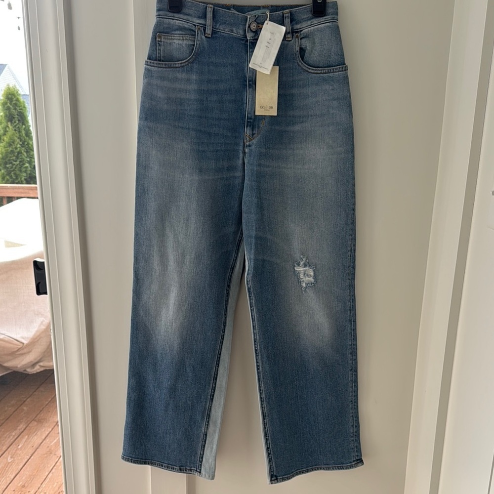 Nwt Golden Goose Light Blue Wash Jeans Size 26